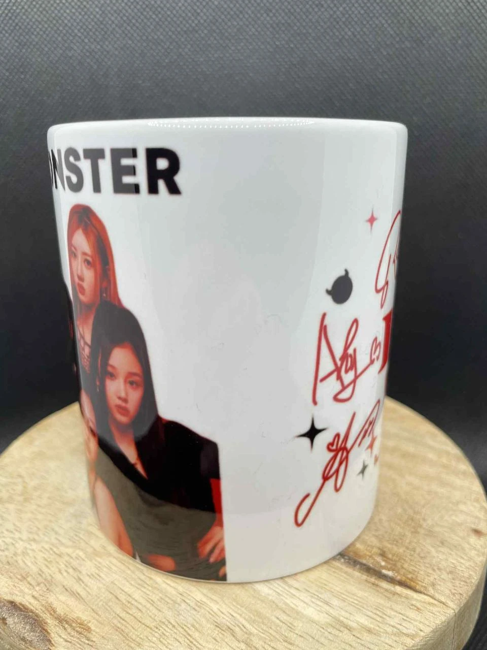 ☕ Keramische Mok – BABYMONSTER 🎤🖤 – photo 2